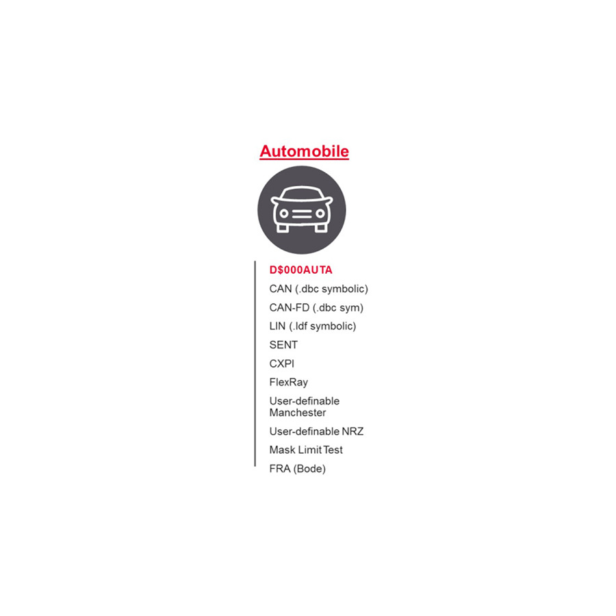 Keysight D6000AUTA/R-B5L-001-A/R-B6L-001-L Software Bundle for 6000 X-Series