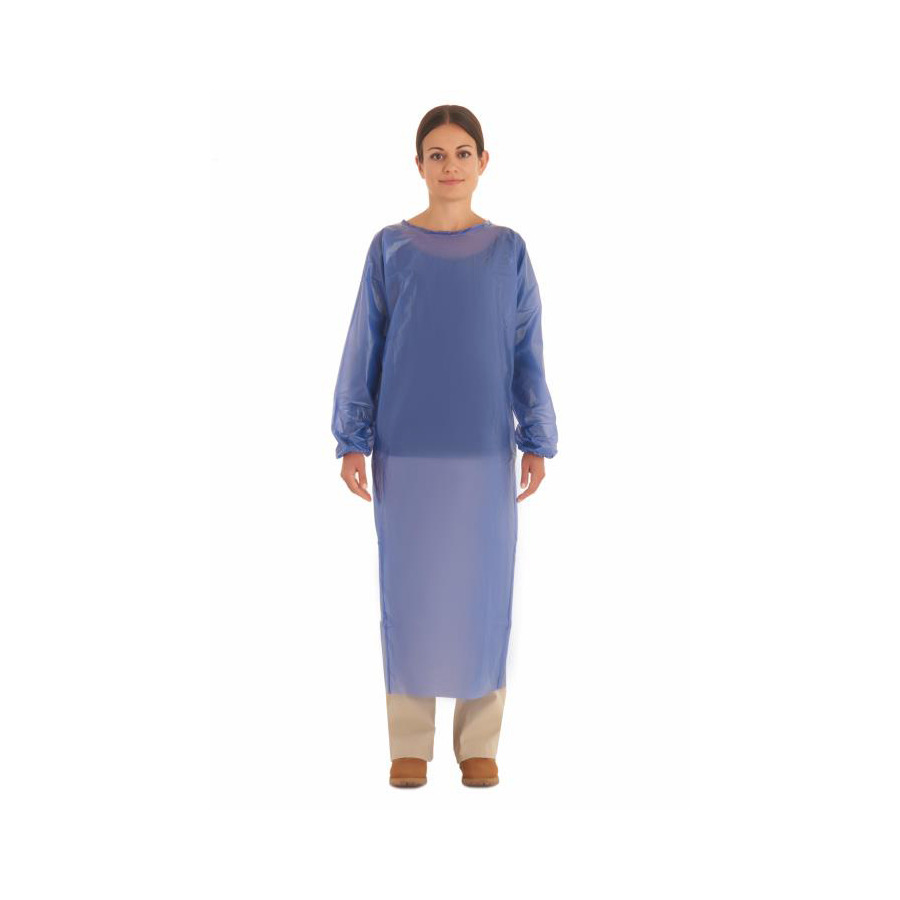 Ansell 56-903-M PVC Coat Aprons, AlphaTec 56-903, Blue, Medium