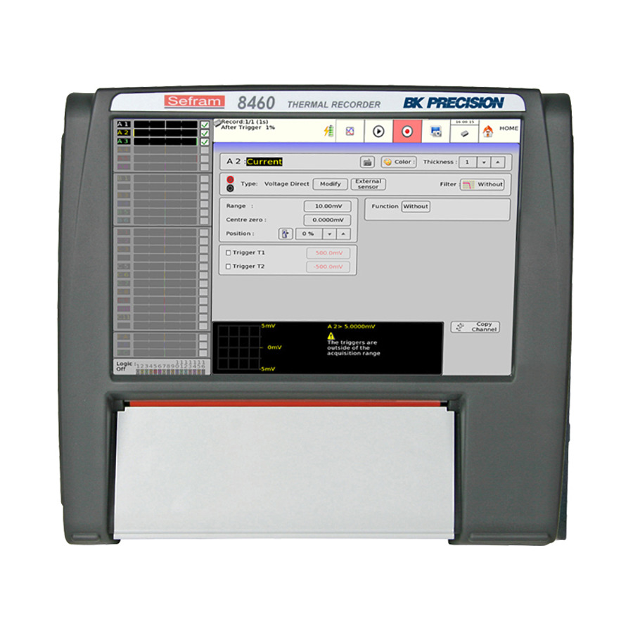 B&K Precision 8460 High Speed Data Acquisition System, With 270mm Thermal Printer, Mainframe Only, DAS 8460 Series