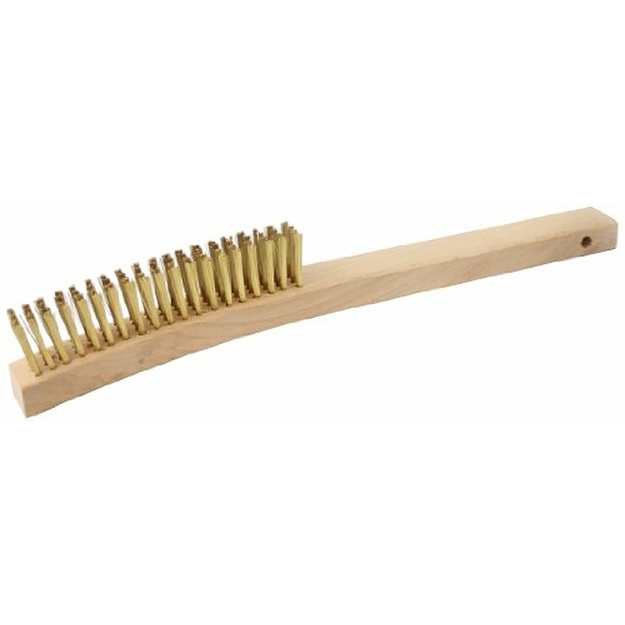 MAC Tools BS93AB375 Wire Scratch Brush, Brass, 7-1/4", Pack of 12