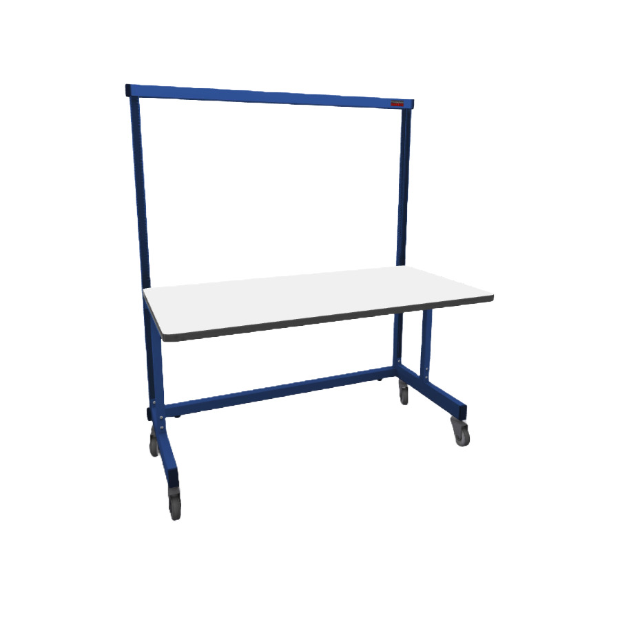 Production Basics 1190 ESD C-Leg Station, w/ Casters, 30