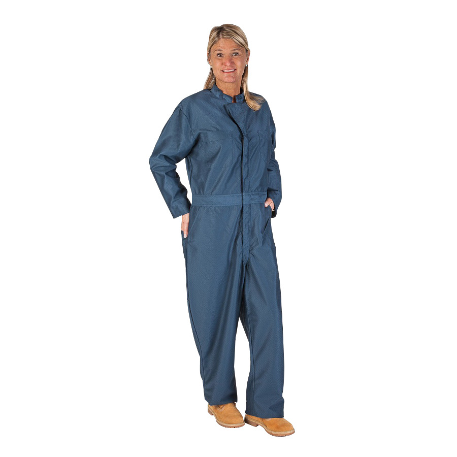 PIP CCN34-62RB-L Paint Spray Coveralls, Royal Blue, Large, Ea