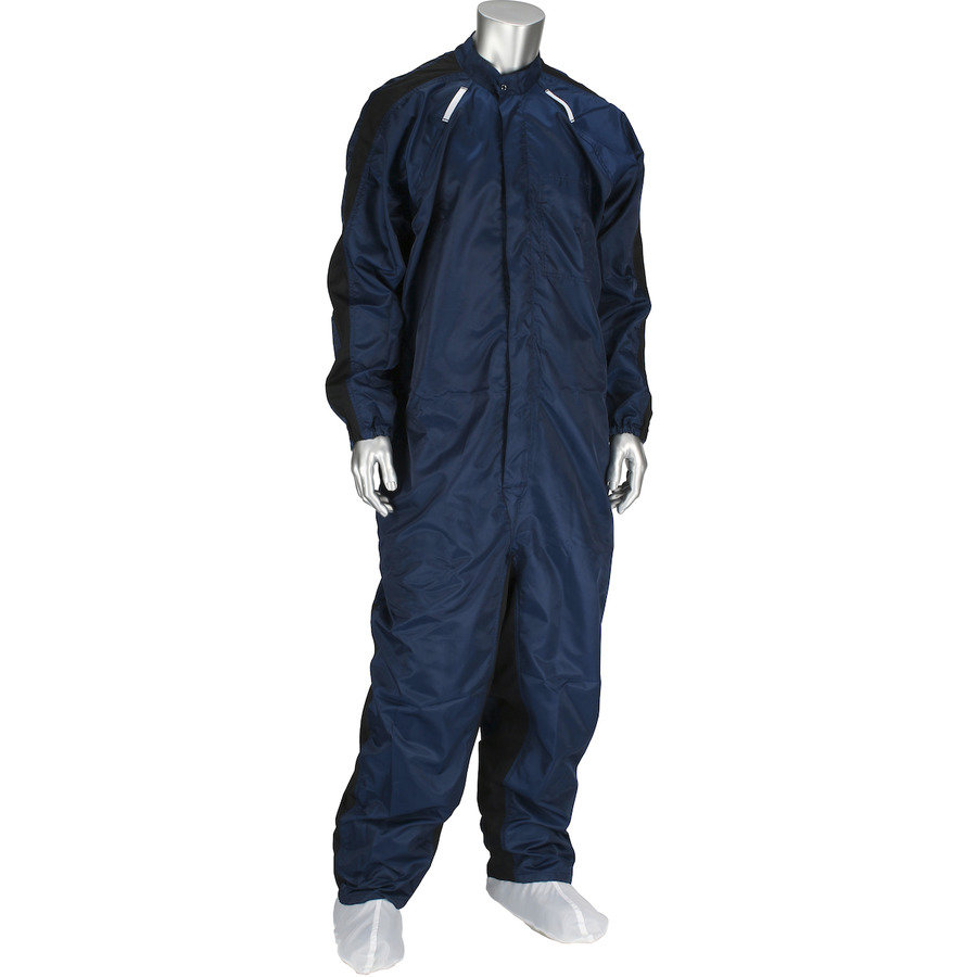 PIP CCNCHR-62NV-L Auto Grid Coveralls, Navy, 5X-Large, Ea