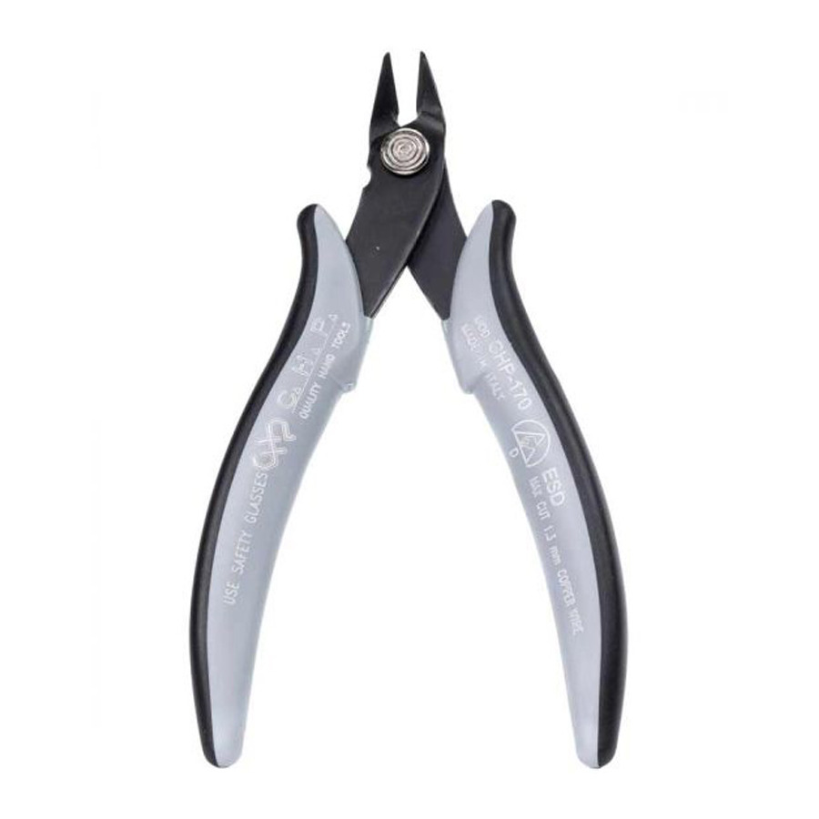 Hakko CHP-170-D Cutter, Micro, Flush Cut, Sharp Edges, 16 AWG Max