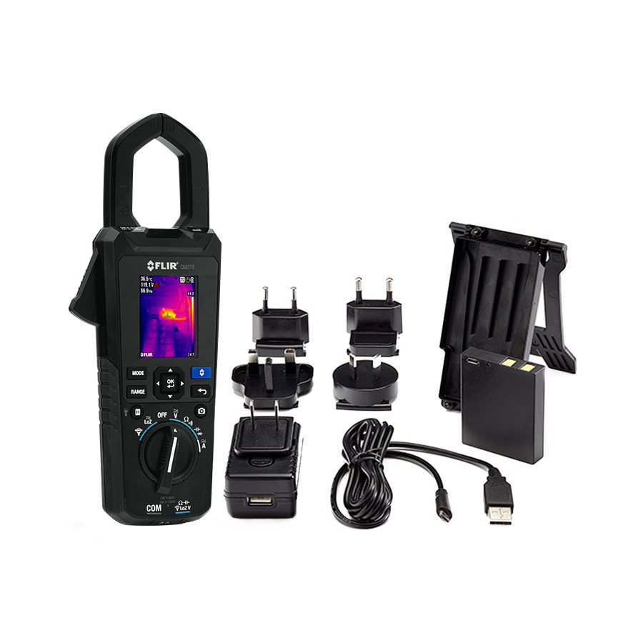 Teledyne FLIR CM275-KIT Clamp Meter with Datalogging (Wireless) and Rechargeable Battery Pack