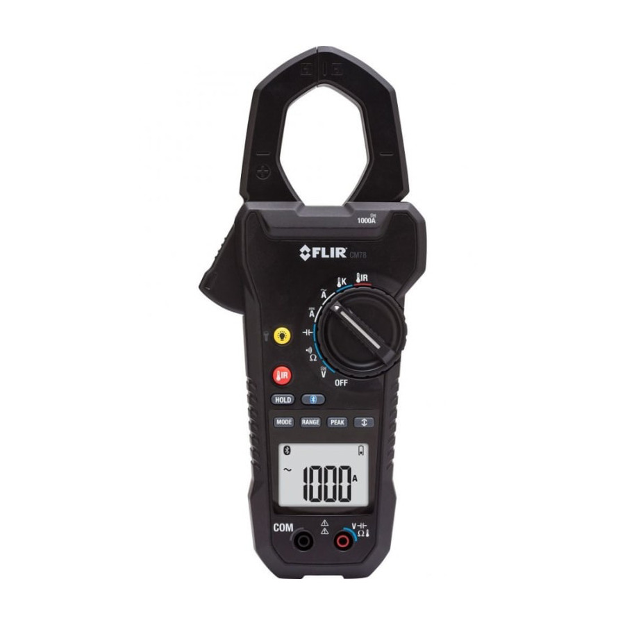 Teledyne FLIR CM78-NIST Clamp Meter, 1000 Amp with IR Thermometer