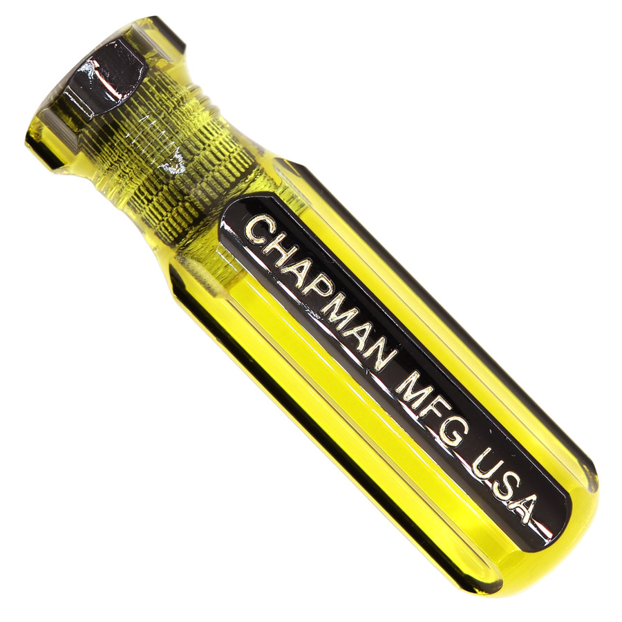 TestEquity: Chapman CMH-3 Screwdriver Handle, Black/Yellow, Plastic