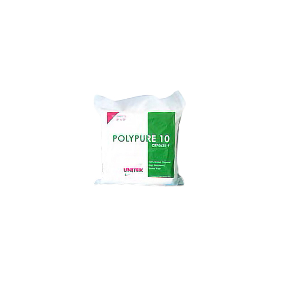 Total Source Mfg CRP0635-9 Cleanroom Wipes, PolyPure 10 Polyester, 9"x9", 150/Pkg