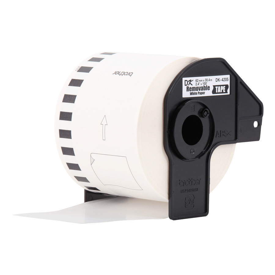 TestEquity: Brother DK4205 Paper Label, Removable Continuous