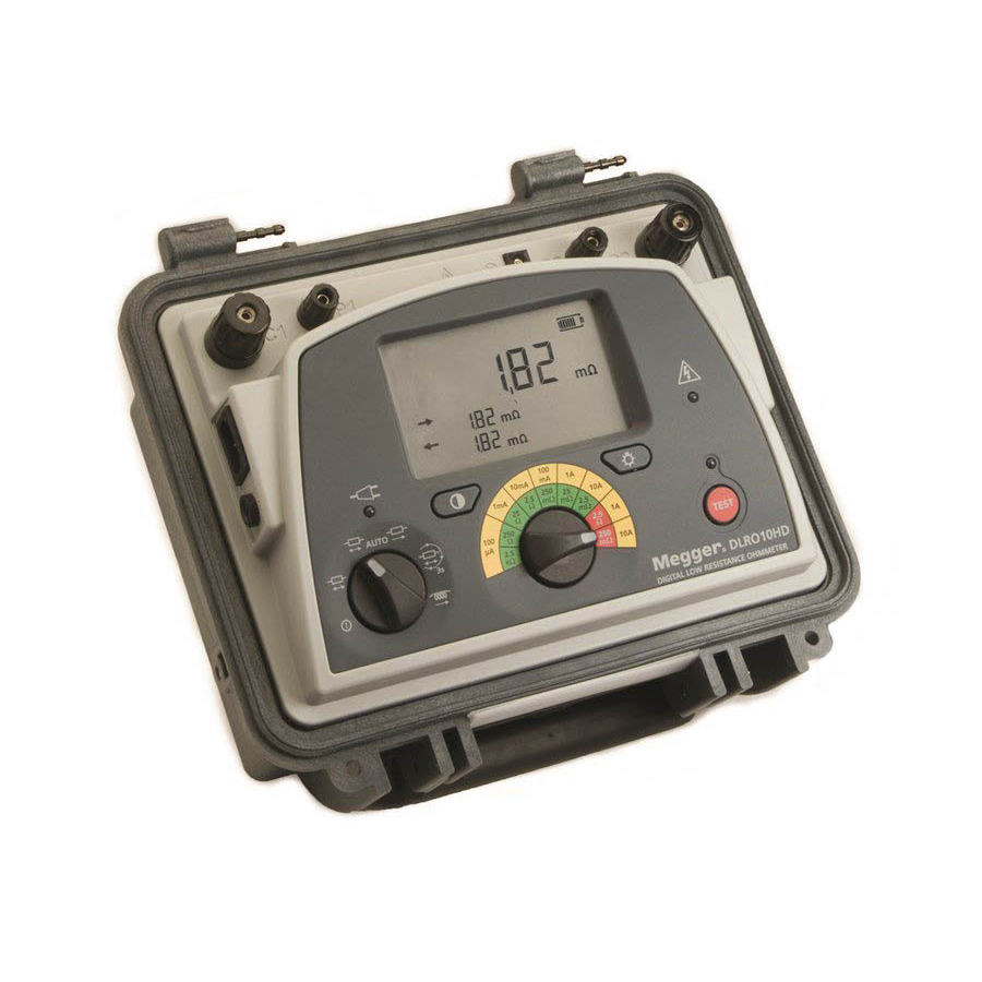 リケルメページ TestEquity: Megger DLRO10HD-NLS Low Resistance Ohmmeter, Dual