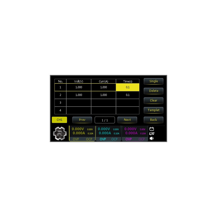 RIGOL DP900-ARB Arbitrary Function w/Minimum Dwell Time of 100 ms, For DP932U Only, DP900 Series