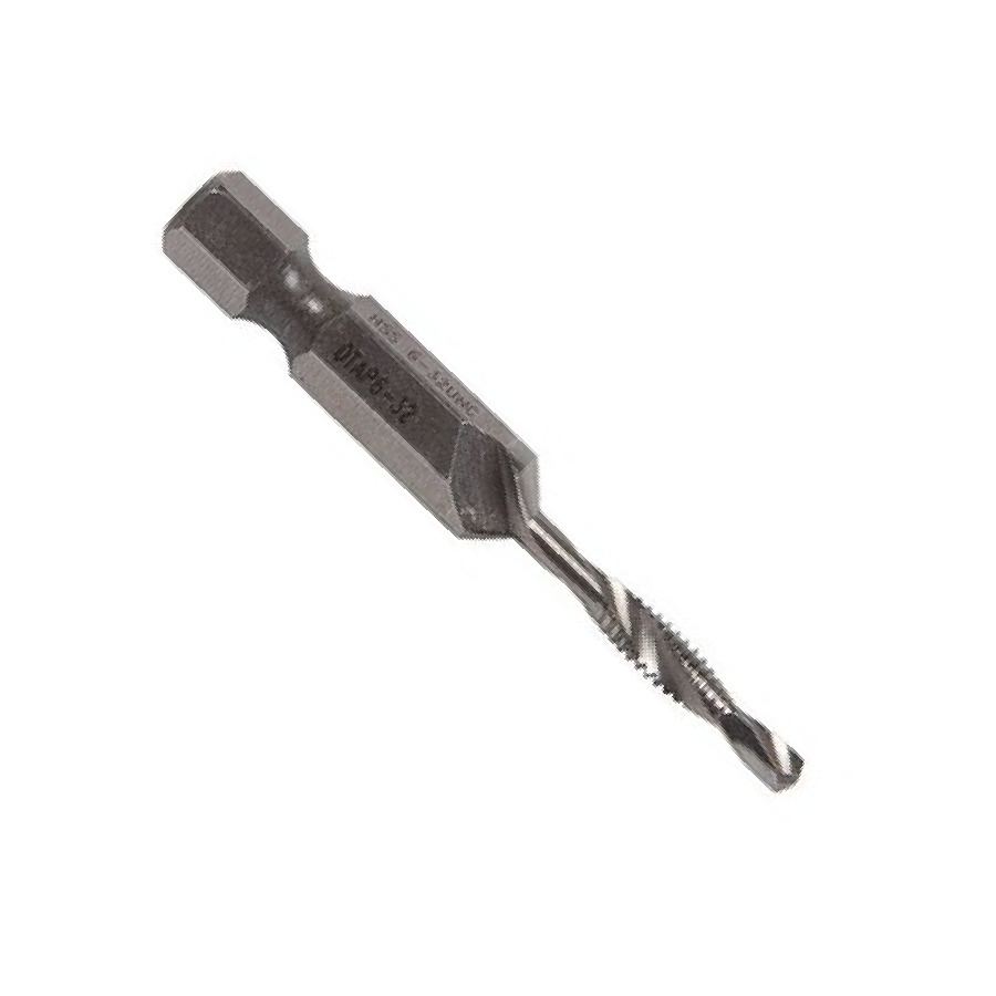 Drill America #6-32 X 6" Pulley Tap - High Speed Steel Extension Tap For Hard-to-Reach Spots