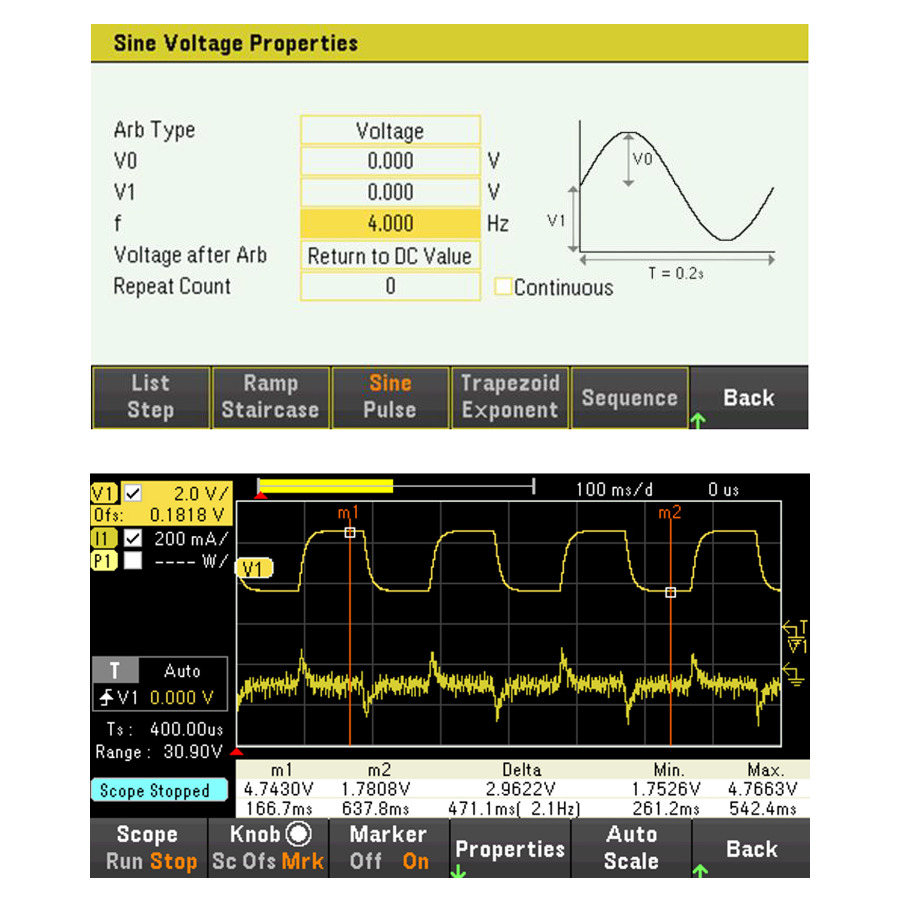 Keysight E36150ADVU Scope View Arb Waveform Option, User Installable, For E36150 Series Supply