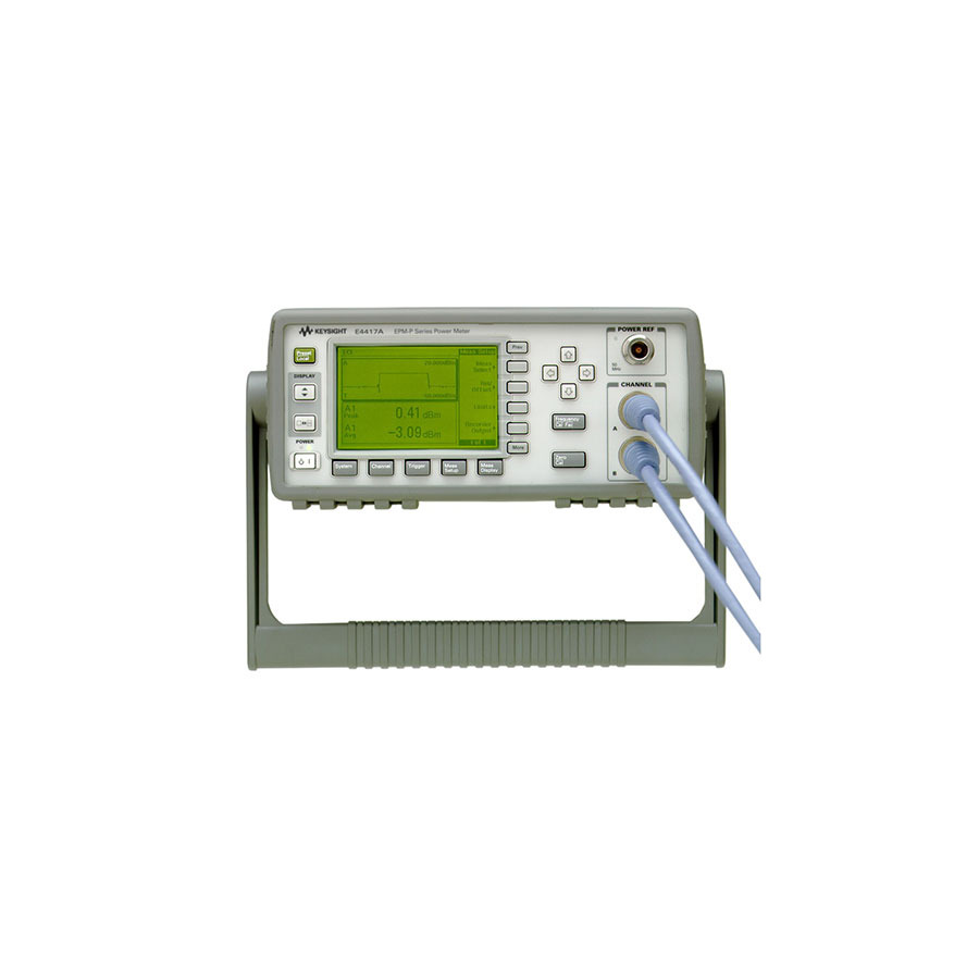 Keysight E4417A/001/005 RF Power Meter, Dual Channel, 20 Ms/s, Front Sensor, 5ft Cable, EPM-P Series