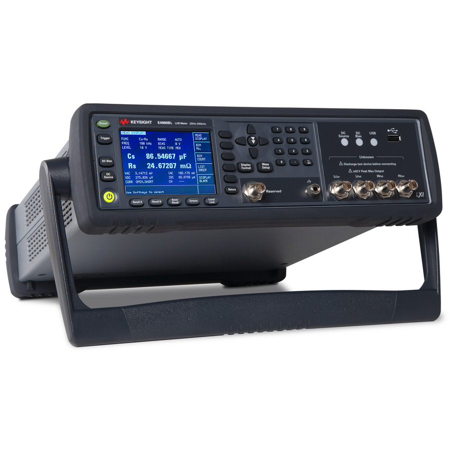 TestEquity: Keysight E4980BL/032/710/710 LCR Meter, 20 Hz to 300