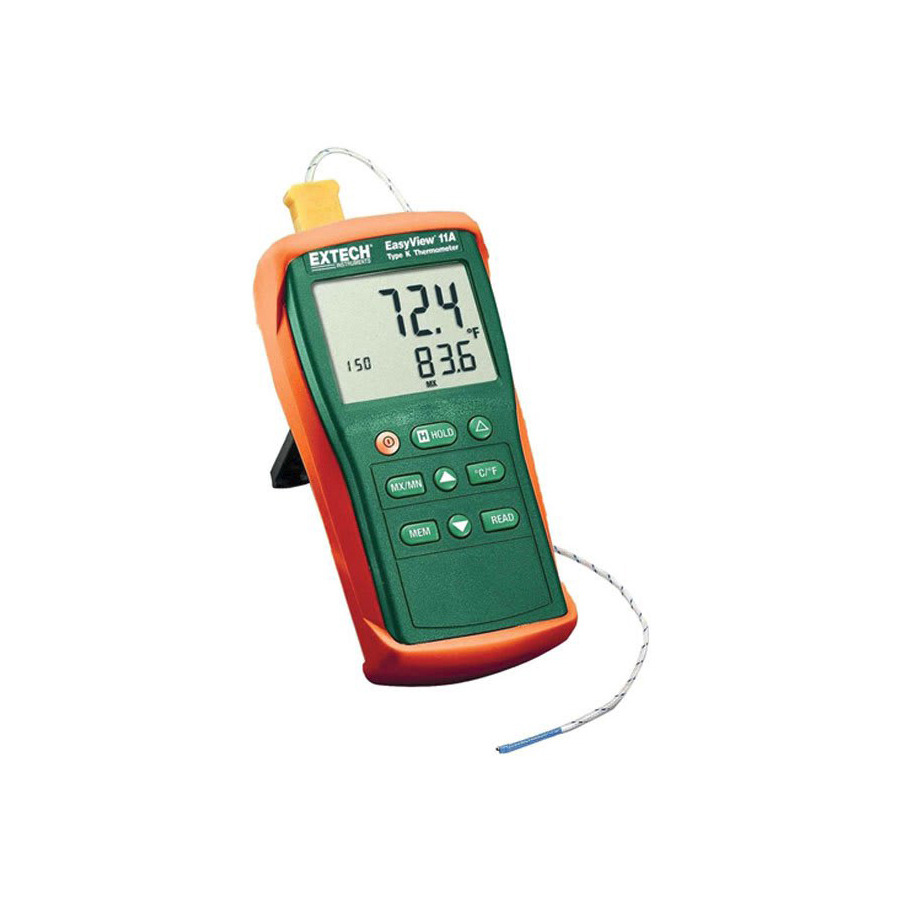 Extech EA11A-NIST Easy View Type K Single Input Thermometer with NIST