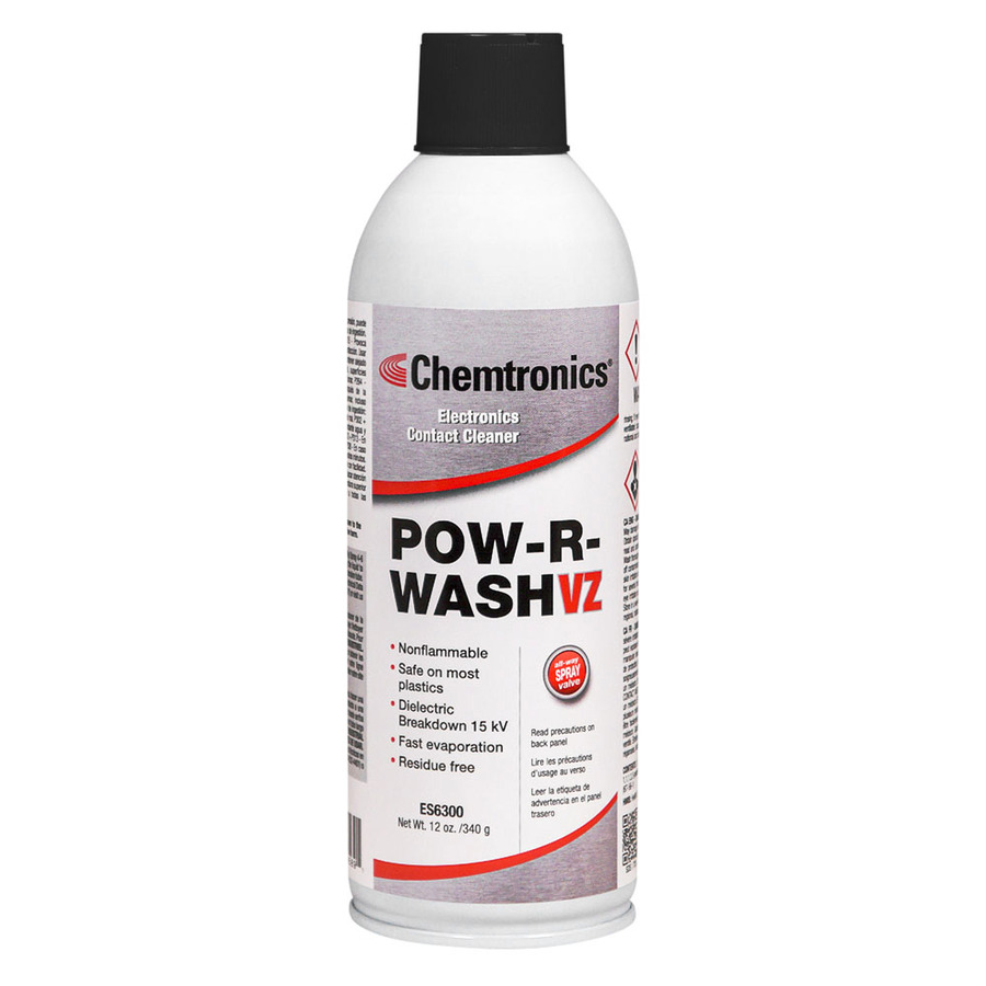 TestEquity: Chemtronics ES6300 Contact Cleaner, Pow-R-Wash VZ, Non