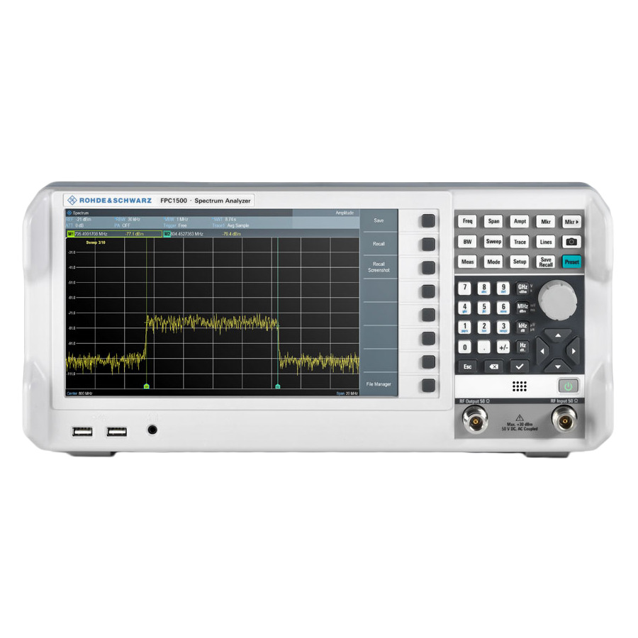 Rohde & Schwarz FPC-IOT1 Spectrum Analyzer Package, FPC1000 5Khz to 1Ghz, 10.1 in WXGA, FPC Series