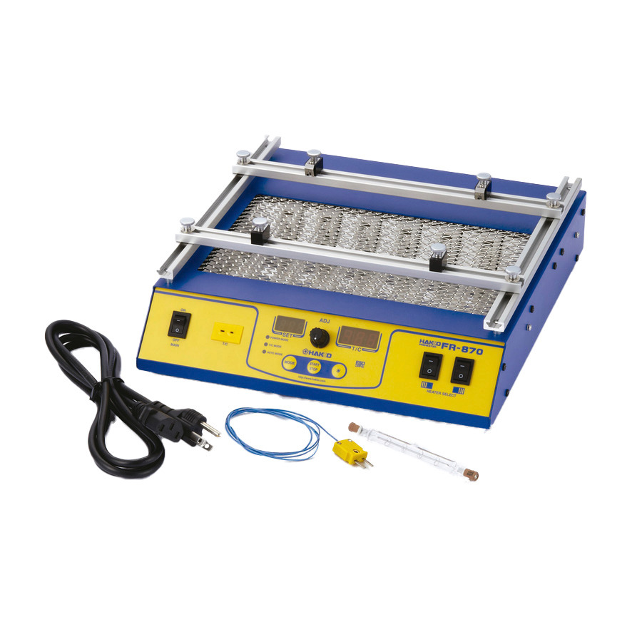 TestEquity: Hakko FR870B-04 2 Zone IR Board Preheater, FR-870 Series