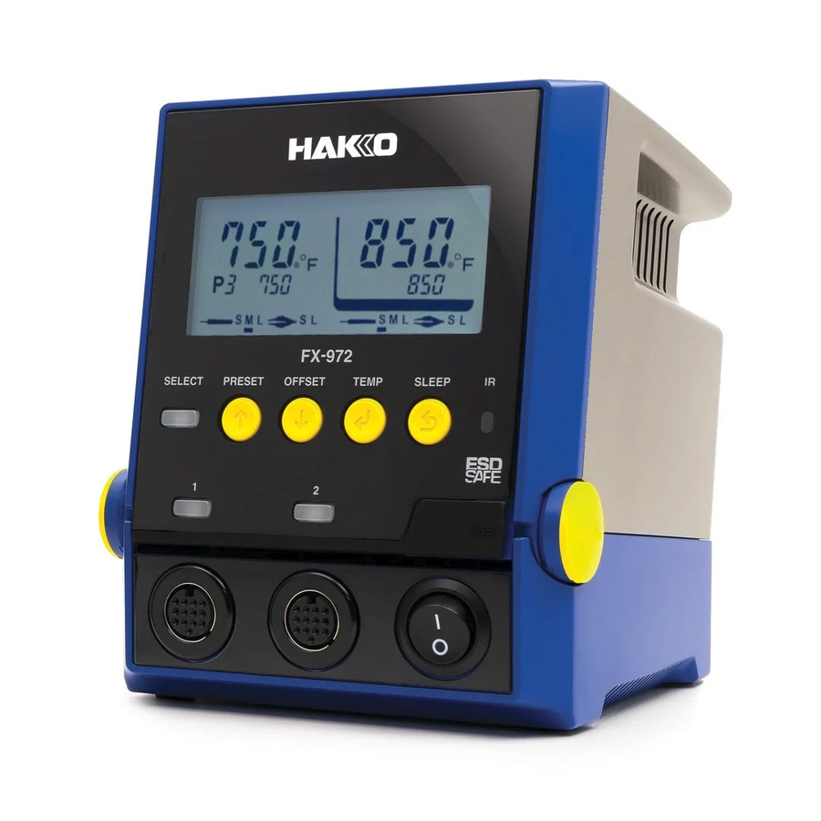 TestEquity: Hakko FX972-010 Soldering Station, Dual-Port, 200 W