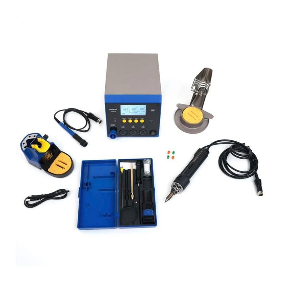 TestEquity: Hakko FX973-013 Rework Station, 3-Port, 400W, 120V
