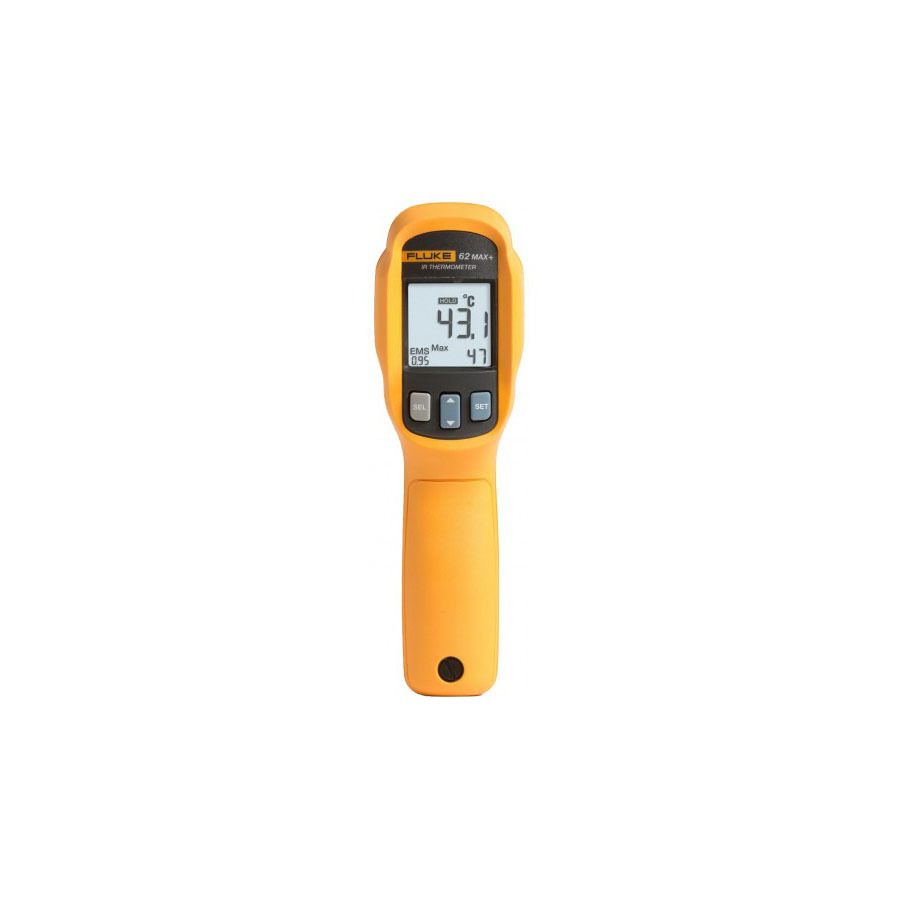 Fluke Fluke-62 MAX+ Infrared Thermometer, 12:1 Spot, Dual Lasers, IP54, 62 MAX Series