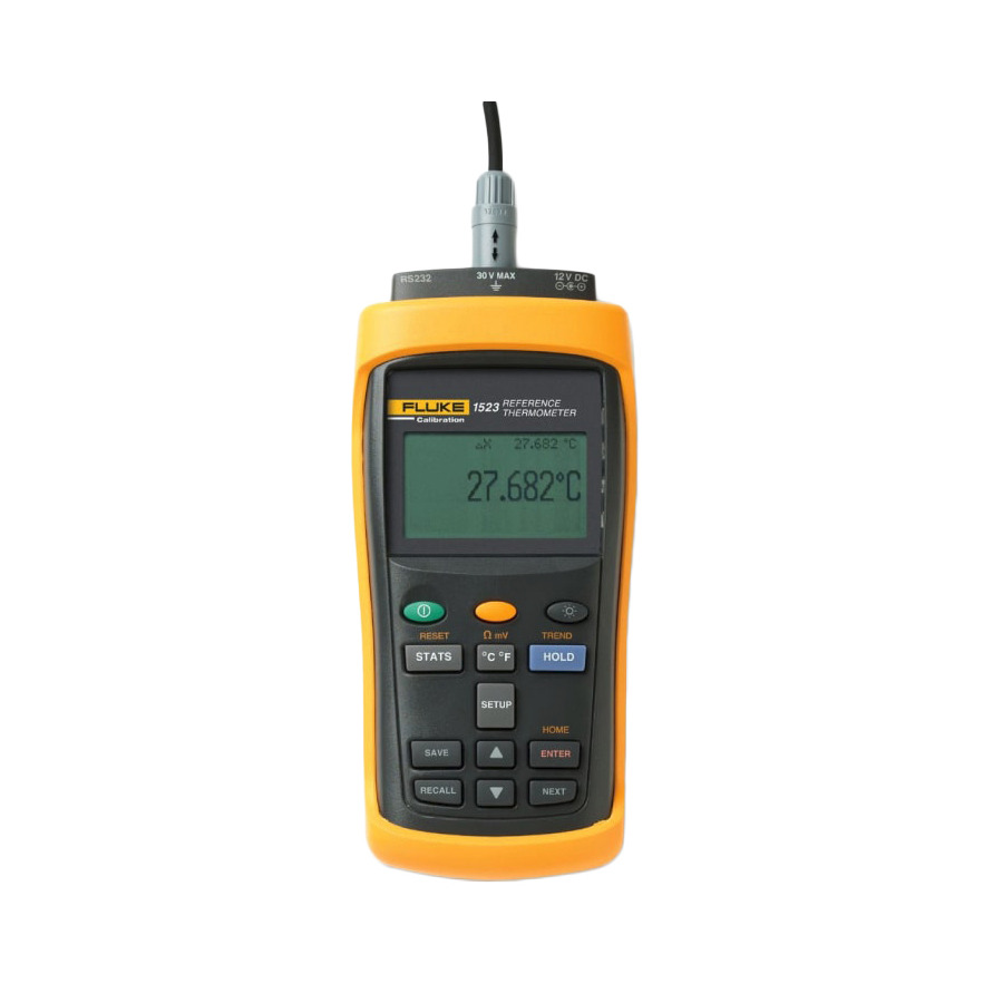 Fluke 1523-156 Thermometer, Handheld, 1 Channel