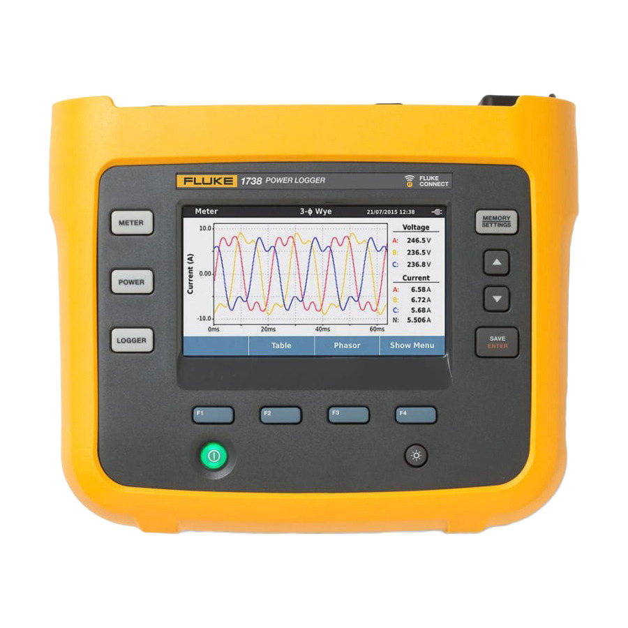 Fluke FLUKE-1738/B Power Logger, Advanced Version No Flexis