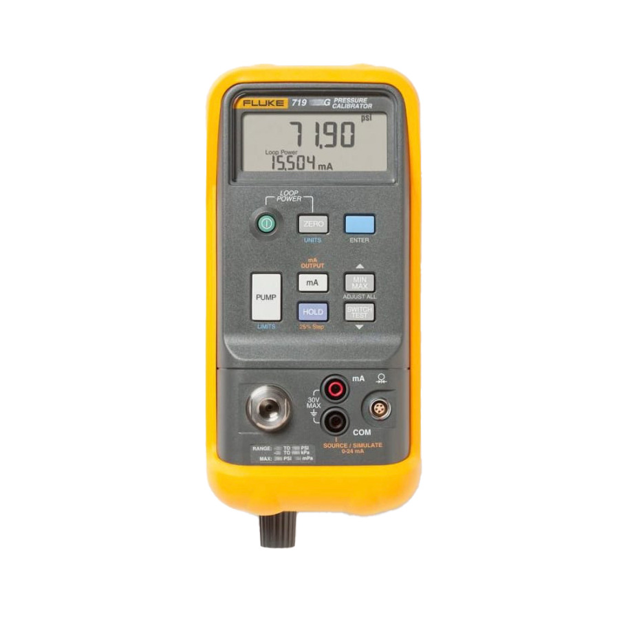 Fluke FLUKE-719 100G Electric Pressure Calibrator, 100 Psi, 7 Bar