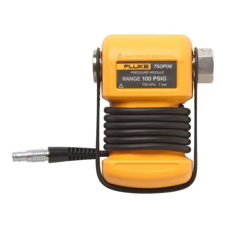 Fluke FLUKE-750P01 Pressure Module, 0 To 10 Inch H2O (0 To 25 Mbar),(0 To 2.5 Kpa)