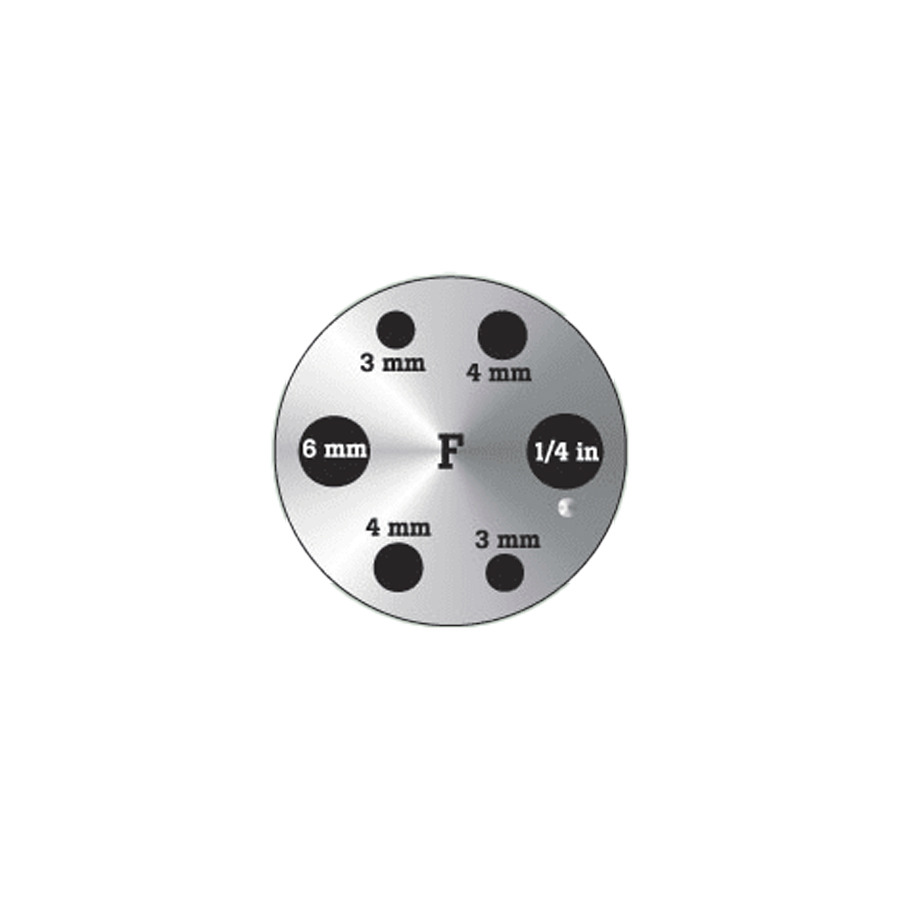 Fluke 9190-INSF Insert, F, 9190, Metric, 0.25 In Ref, Cmp Hls