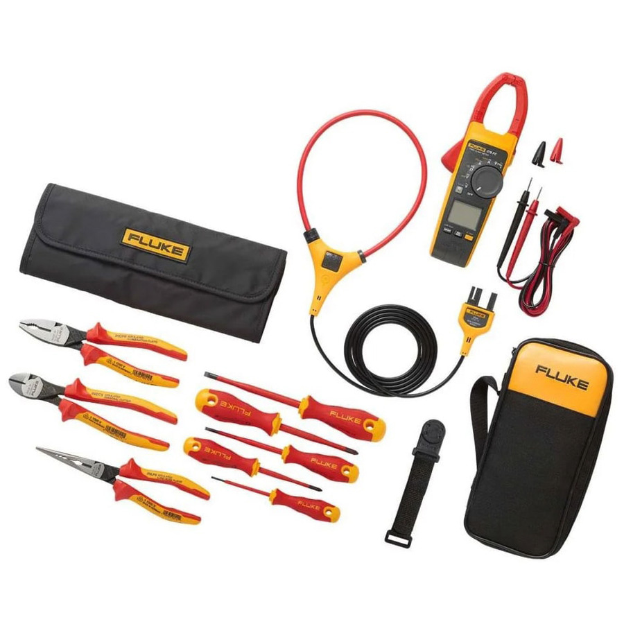 Fluke IB376K 376Fc Clamp Meter + Hand Tool Starter Kit Bundle