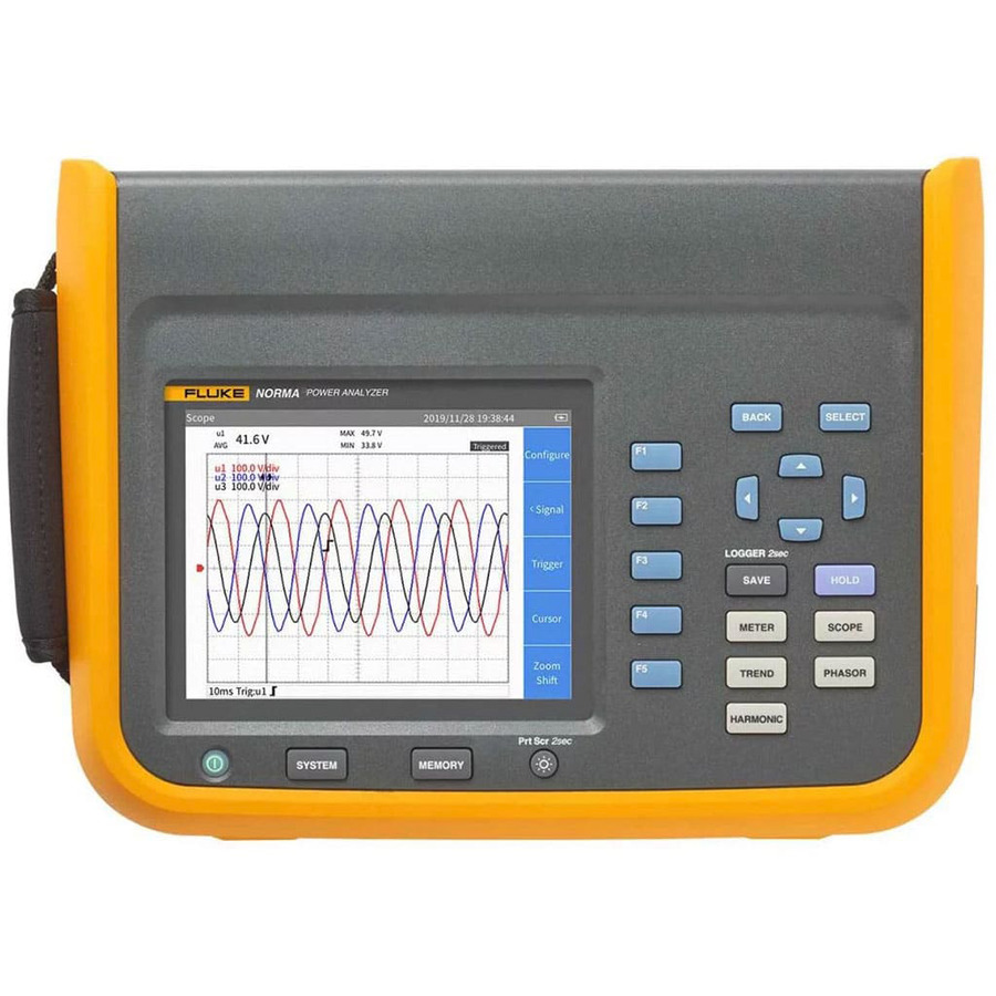 Fluke FLUKE-NORMA 6003+ Portable Power Analyzer With Speed & Torque,Three-Channel