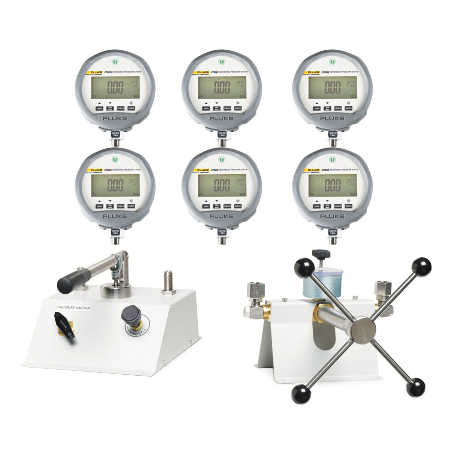 Fluke P5510/14-2700G-6/C P5510/P5514 Pressure Calibrator, With 6 Gauges Accredited