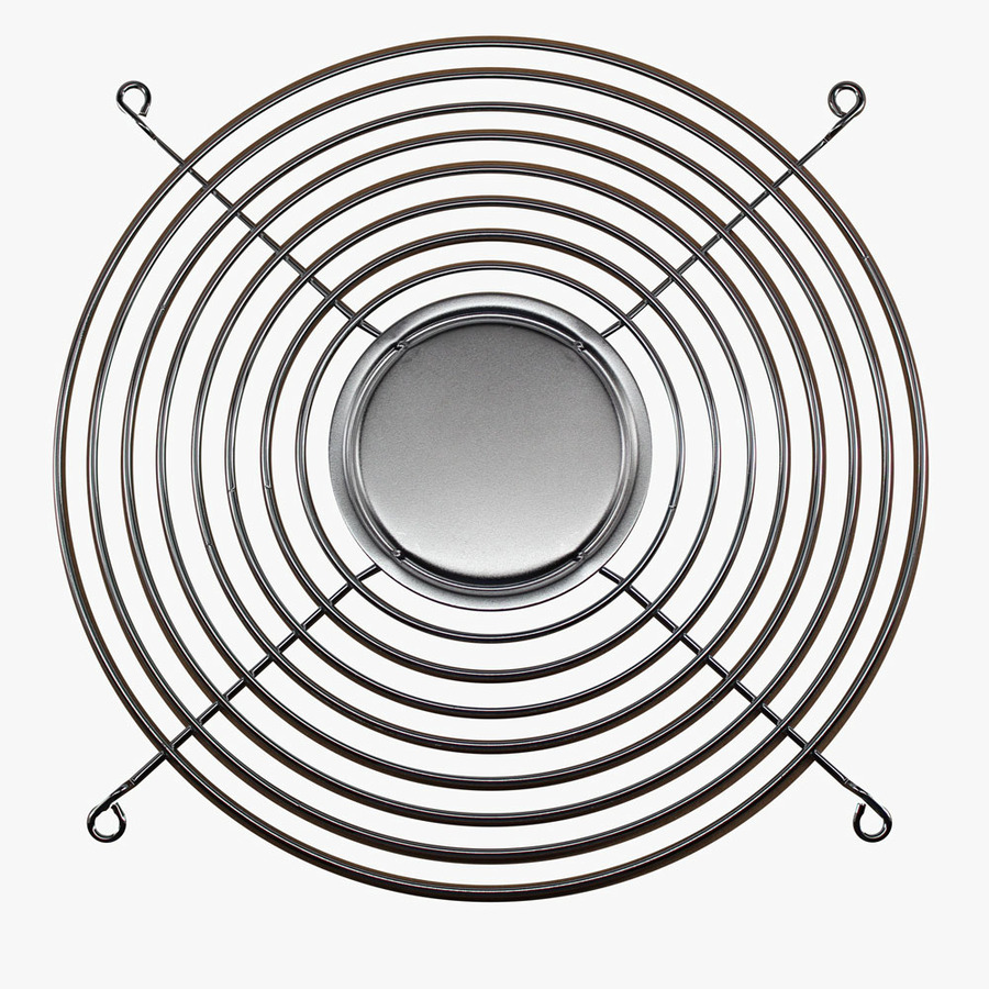 Orion Fans G205-8D Steel Wire Guard, Bright Nickel Chrome, For 205mm Fans