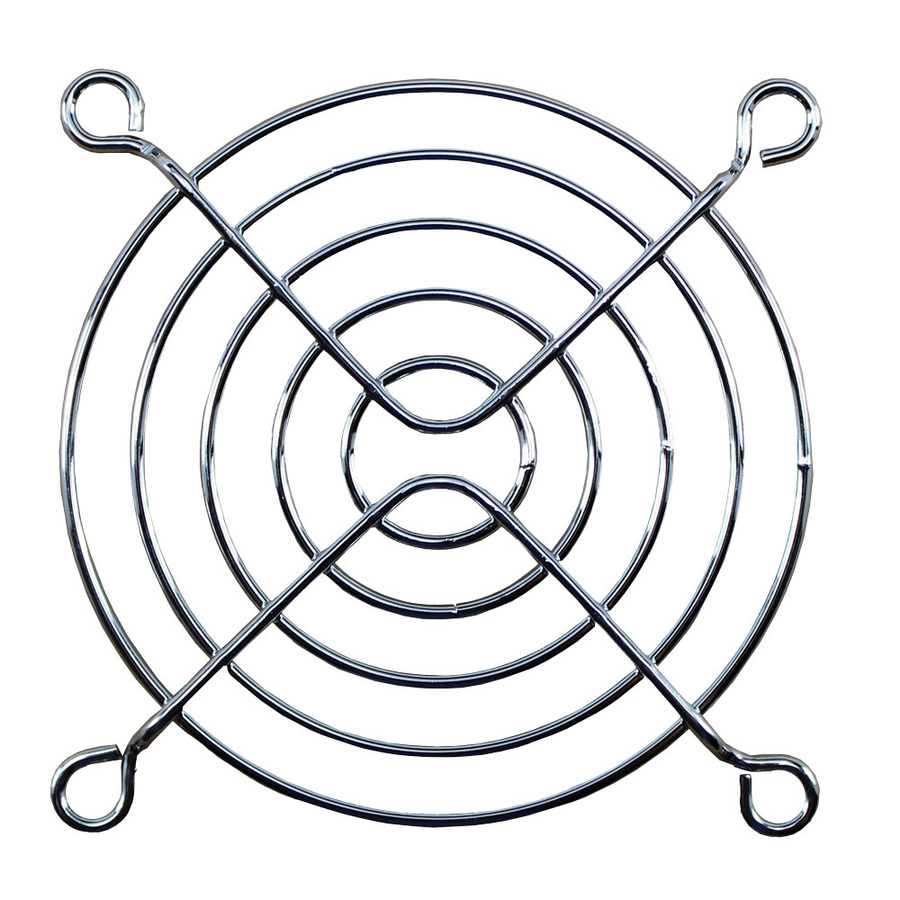 Orion Fans G70-4 Steel Wire Guard, Bright Nickel Chrome, For 70mm Fans