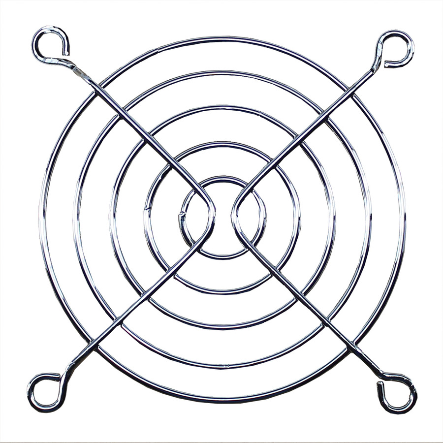 Orion Fans G80-18 Steel Wire Guard, Bright Nickel Chrome, For 80mm Fans