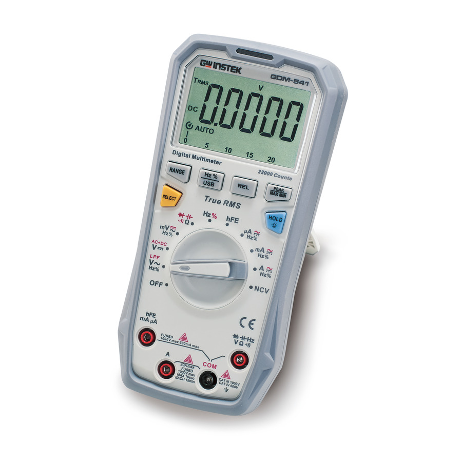 TestEquity: GW Instek GDM-541 Handheld DMM, True-RMS, 22000 Counts