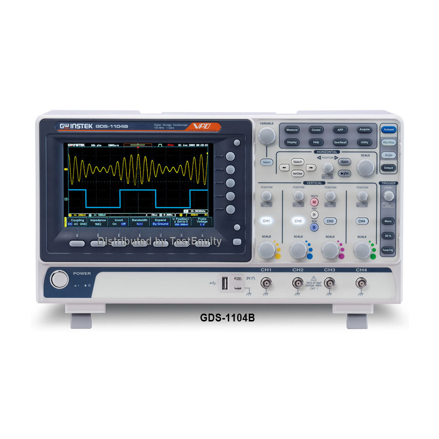 Instek GDS-1102B Digital Storage Oscilloscope