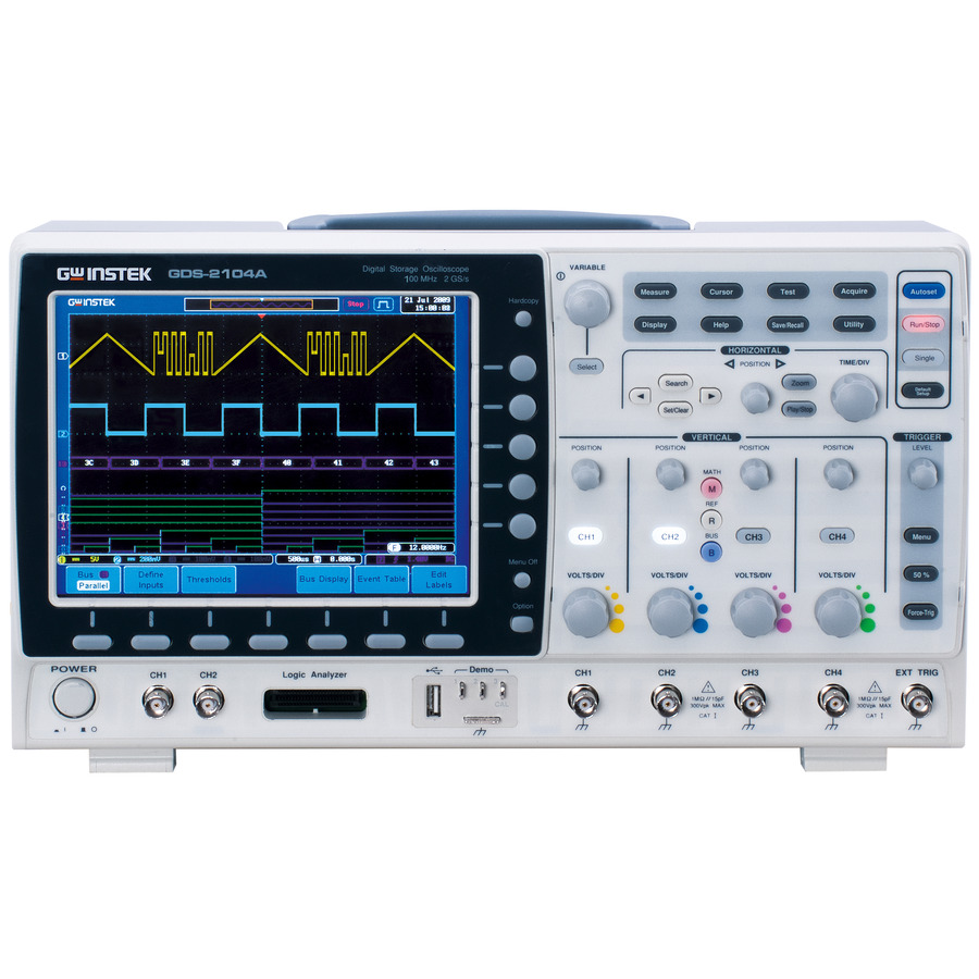 TestEquity: GW Instek GDS-2204A VPO Digital Oscilloscope, 4