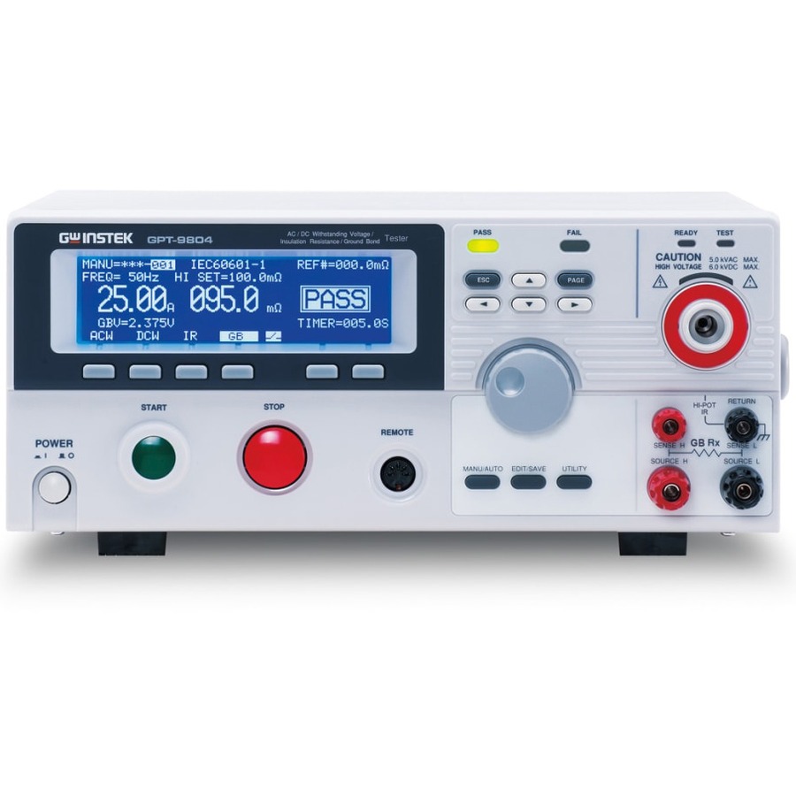 TestEquity: GW Instek GPT-9802 Electrical Safety Tester, 200VA, AC