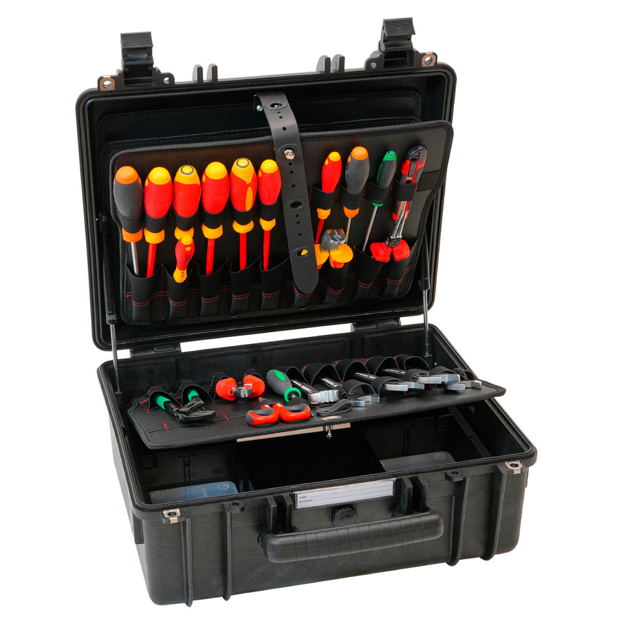 Explorer Cases GT 44-19 PTS Tool Case, Hard-Sided, Waterproof, Stackability, Polyethylene, Black