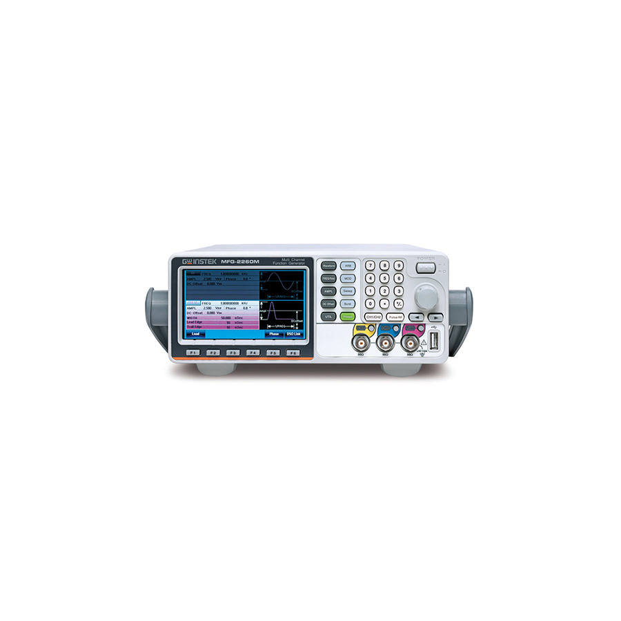 Instek MFG-2260M Dual Channel Arbitrary Function Generator with Pulse Generator, Modulation, 60MHz, MFG-2000 Series