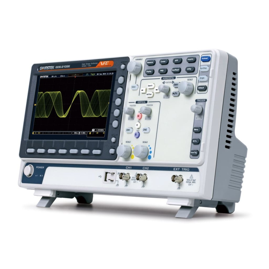 Instek GDS-2102E Digital Storage Oscilloscope