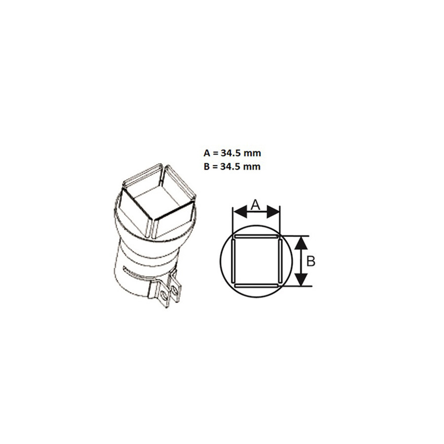 Metcal H-Q3232 Nozzle QFP-240 for HTC Station