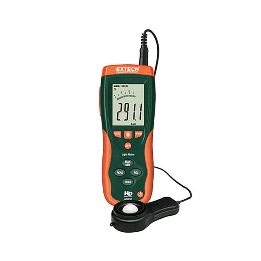 Extech HD450-NIST Datalogging Heavy Duty Light Meter with NIST