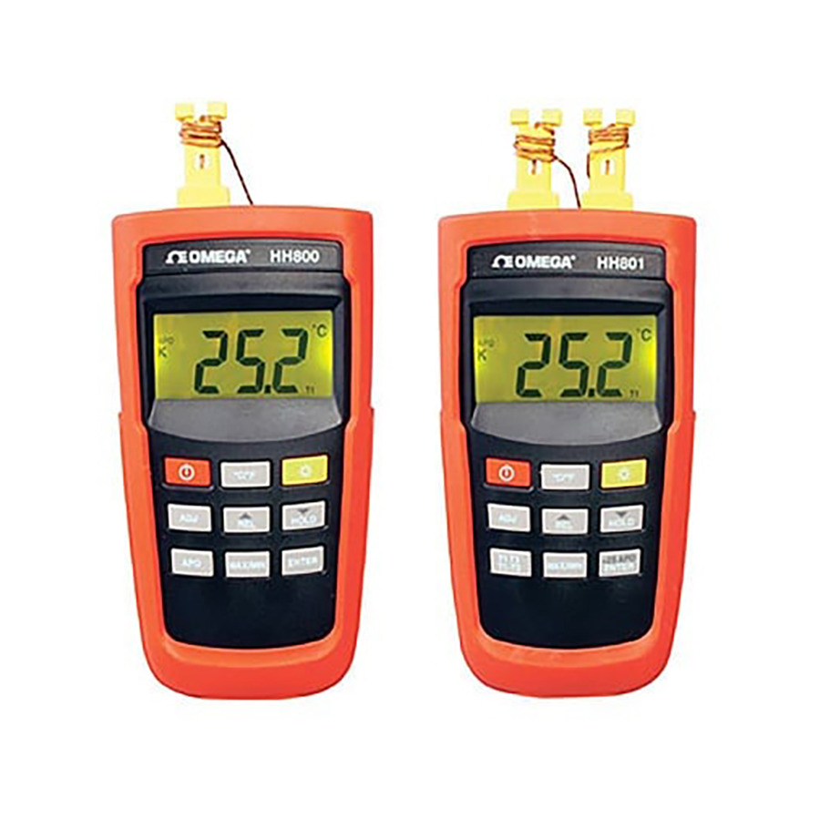 TestEquity: Omega HH800A Temperature Meter, Single Input, 1 & 2