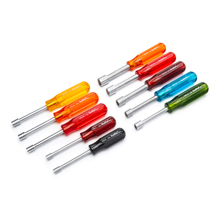 TestEquity: Weller Xcelite HS618N Inch Nutdriver Set, 10 pc. Full