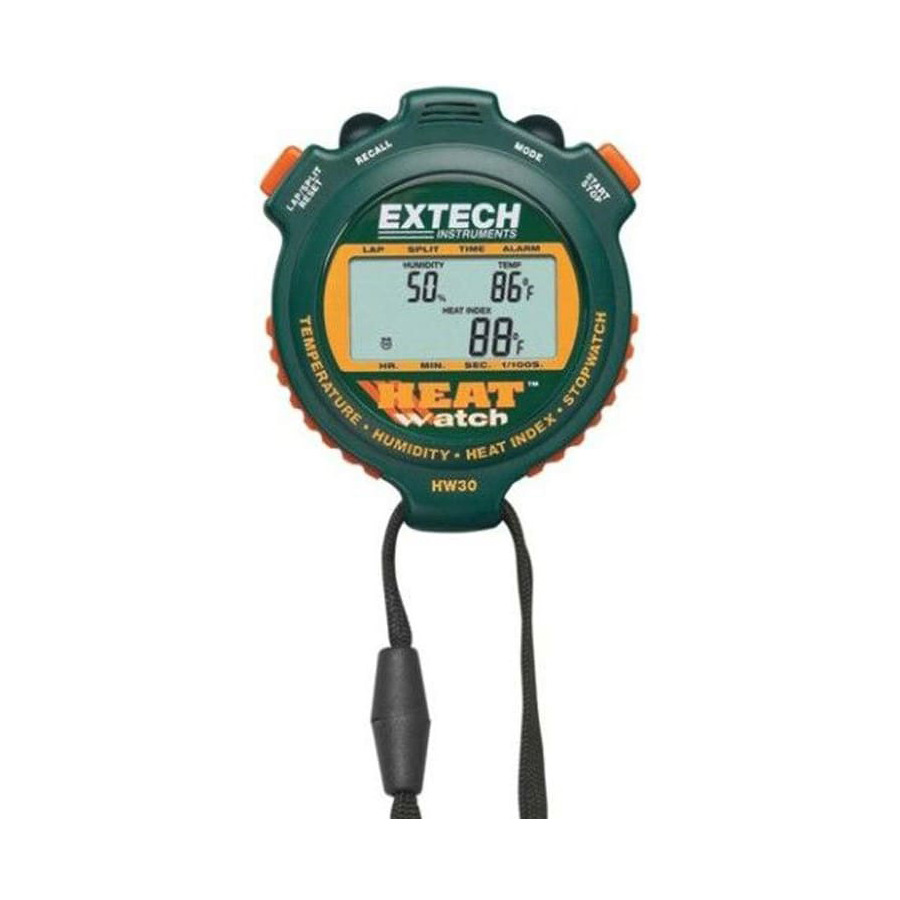 Extech HW30-NISTL HeatWatch Humidity/Temperature Stopwatch with Limited NIST