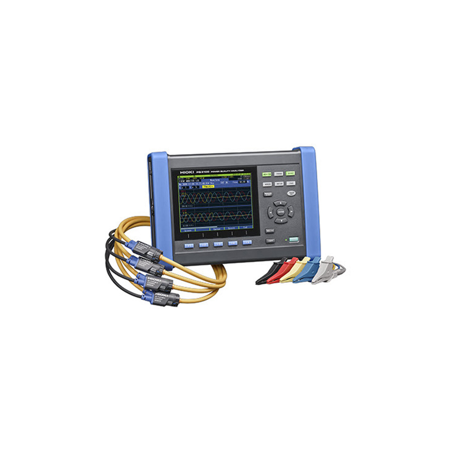 Hioki PQ3100 Power Quality Analyzer, 3-Phase, 4-Wire PQA, PQ3100 Series